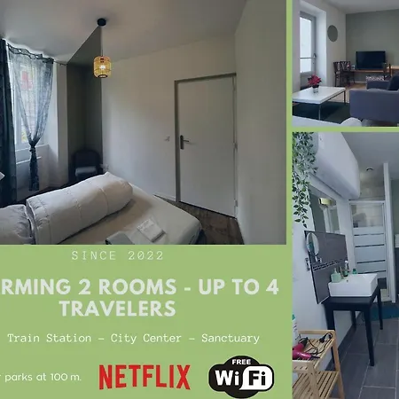 Apartment 2 Pieces Avec Terrasse Proche Centre - Parking Gratuit A Proximite *