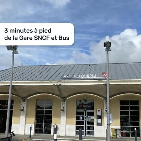 2 Pieces Avec Terrasse Proche Centre - Parking Gratuit A Proximite * Lourdes